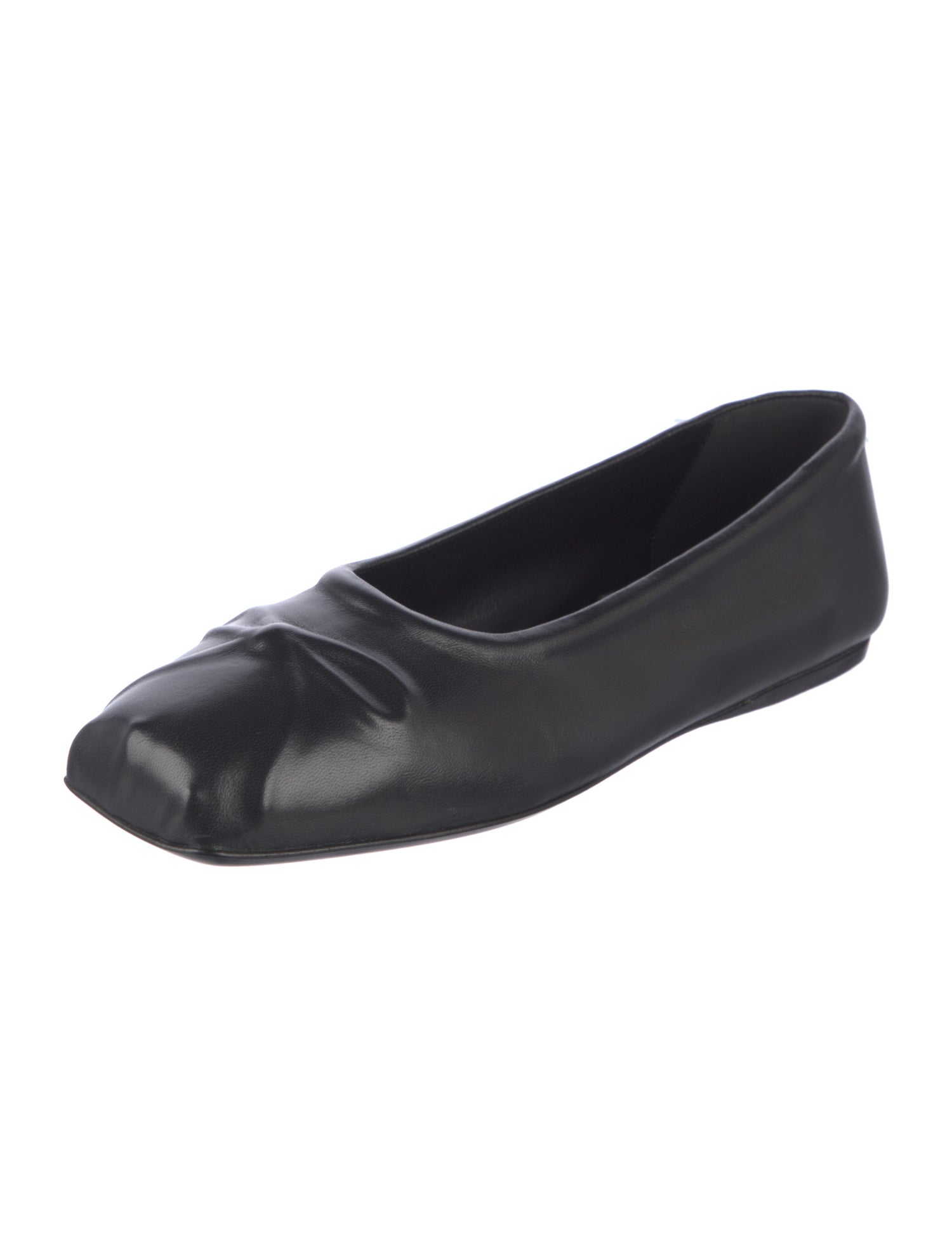 Marni Leather Bow Accents Ballet Flats