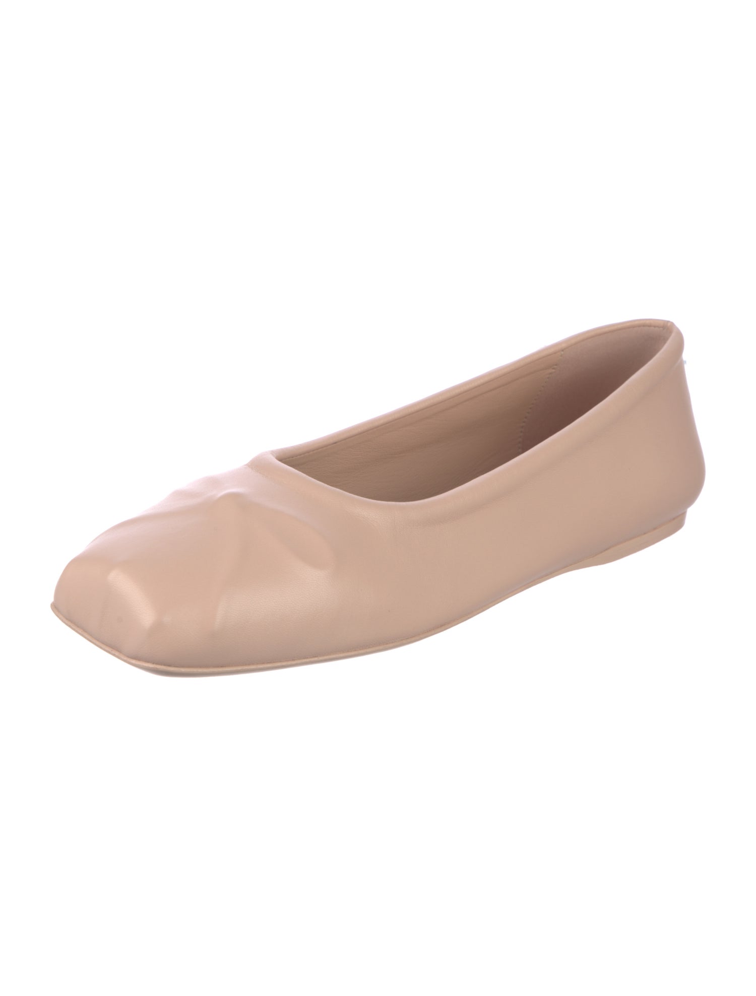 Marni Leather Bow Accents Ballet Flats