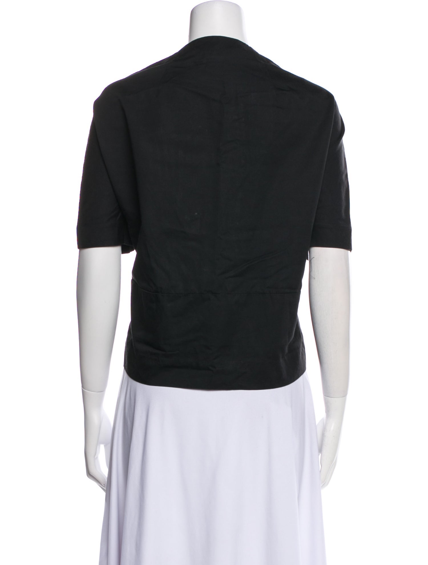 Marni Scoop Neck Short Sleeve Top