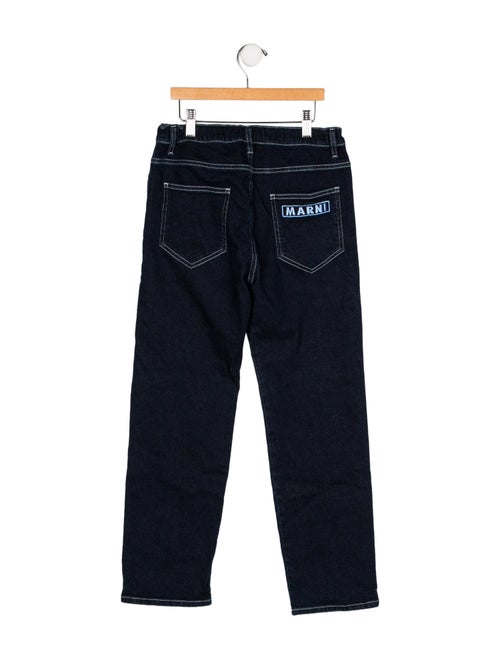 Marni Solid Flat Front Jeans
