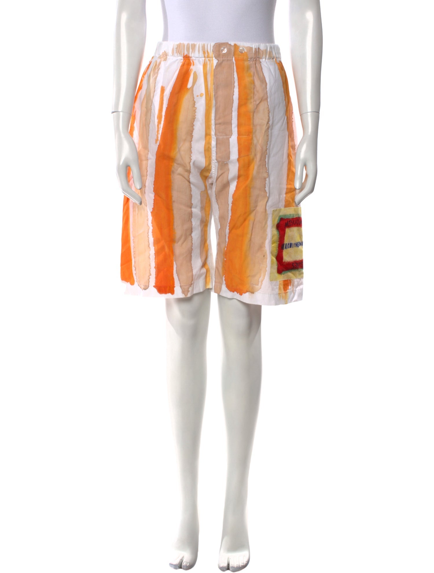 Marni Striped Knee-Length Shorts