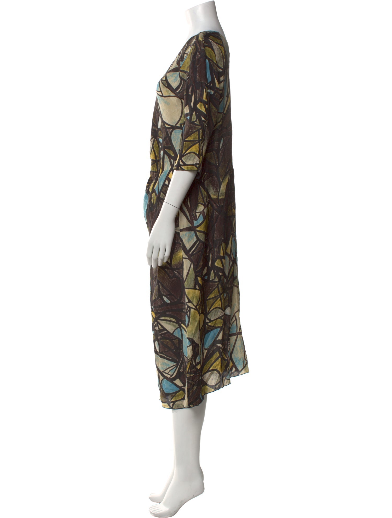 Marni Silk Midi Length Dress