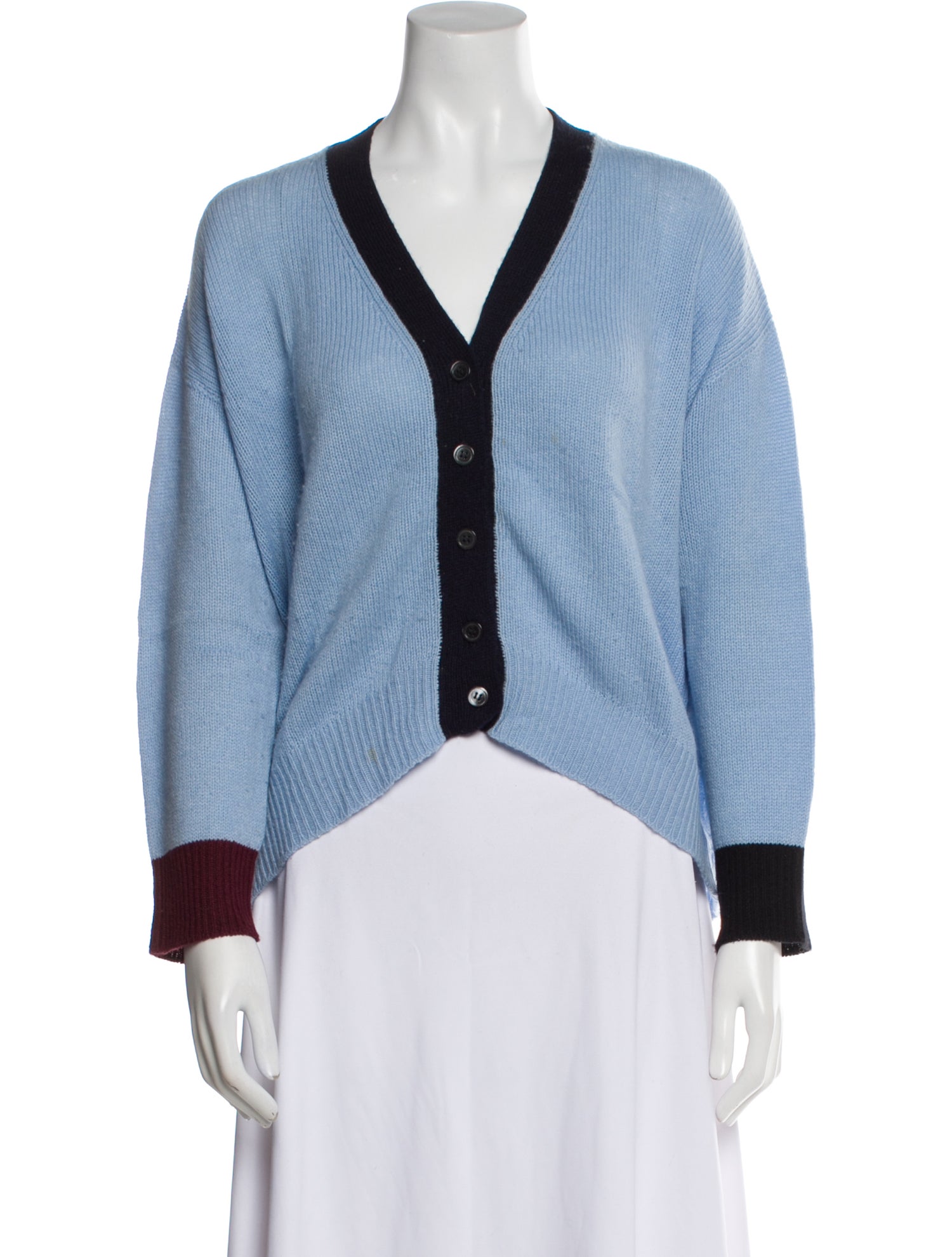 Marni Cashmere Colorblock Pattern Sweater