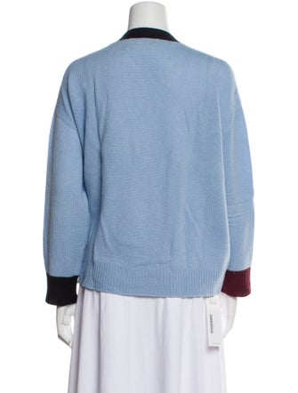 Marni Cashmere Colorblock Pattern Sweater