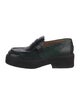 Marni Snakeskin Scalloped Accent Loafers