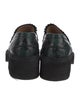 Marni Snakeskin Scalloped Accent Loafers