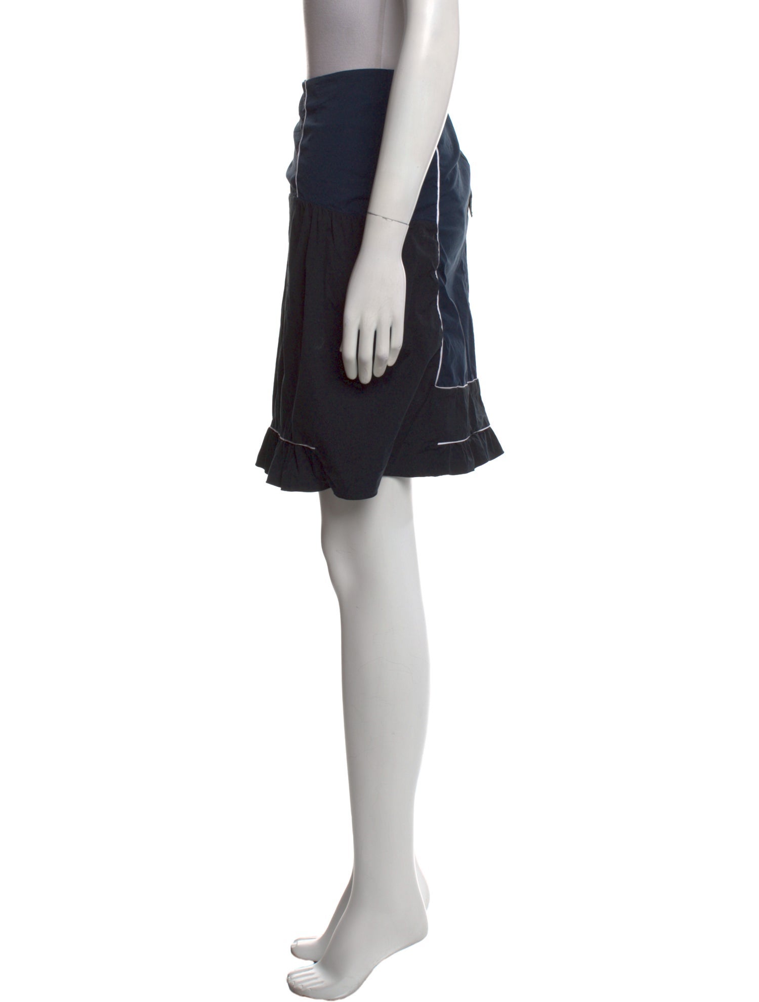 Marni Ruffle Embellishment Mini Skirt