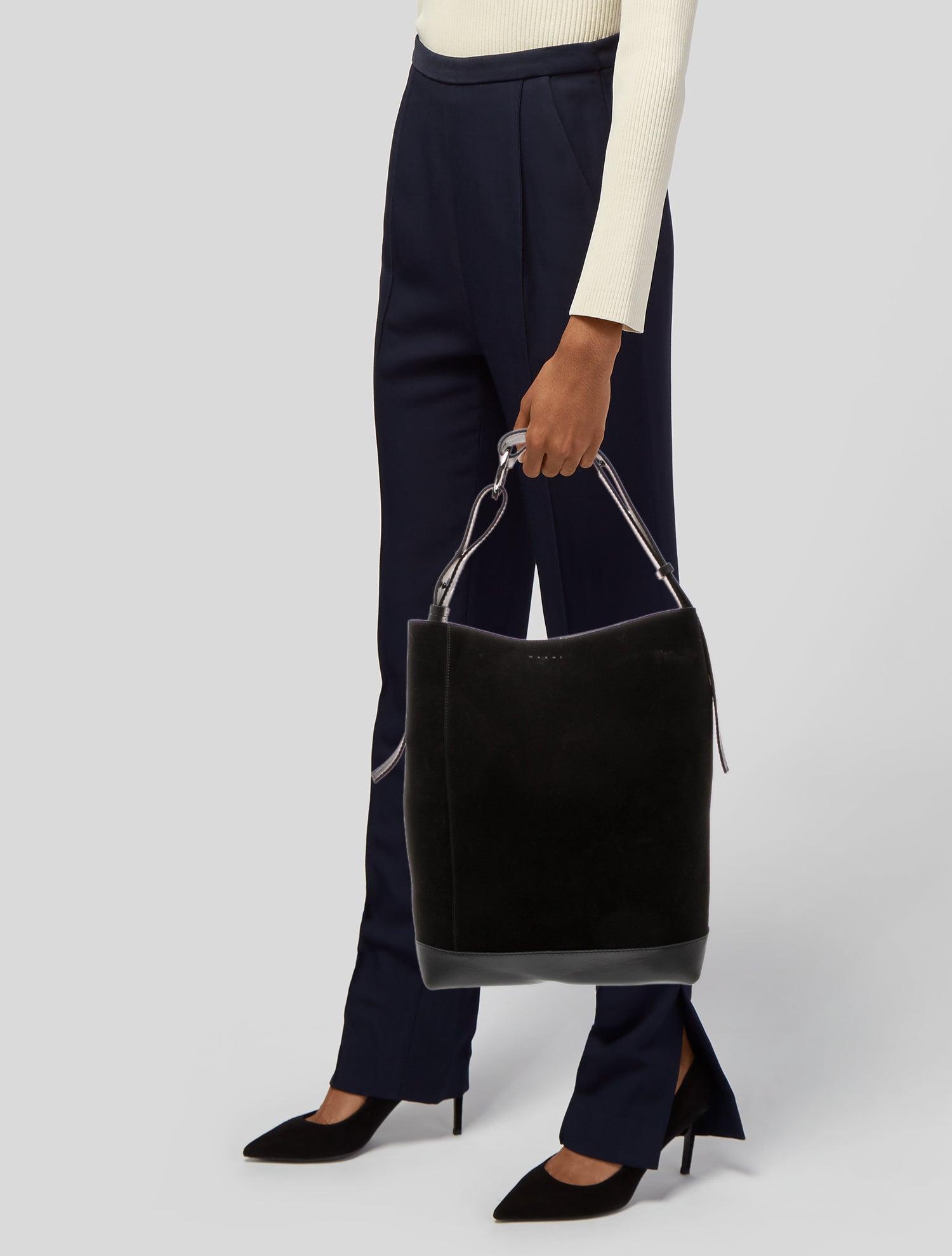 Marni Suede Bucket Bag