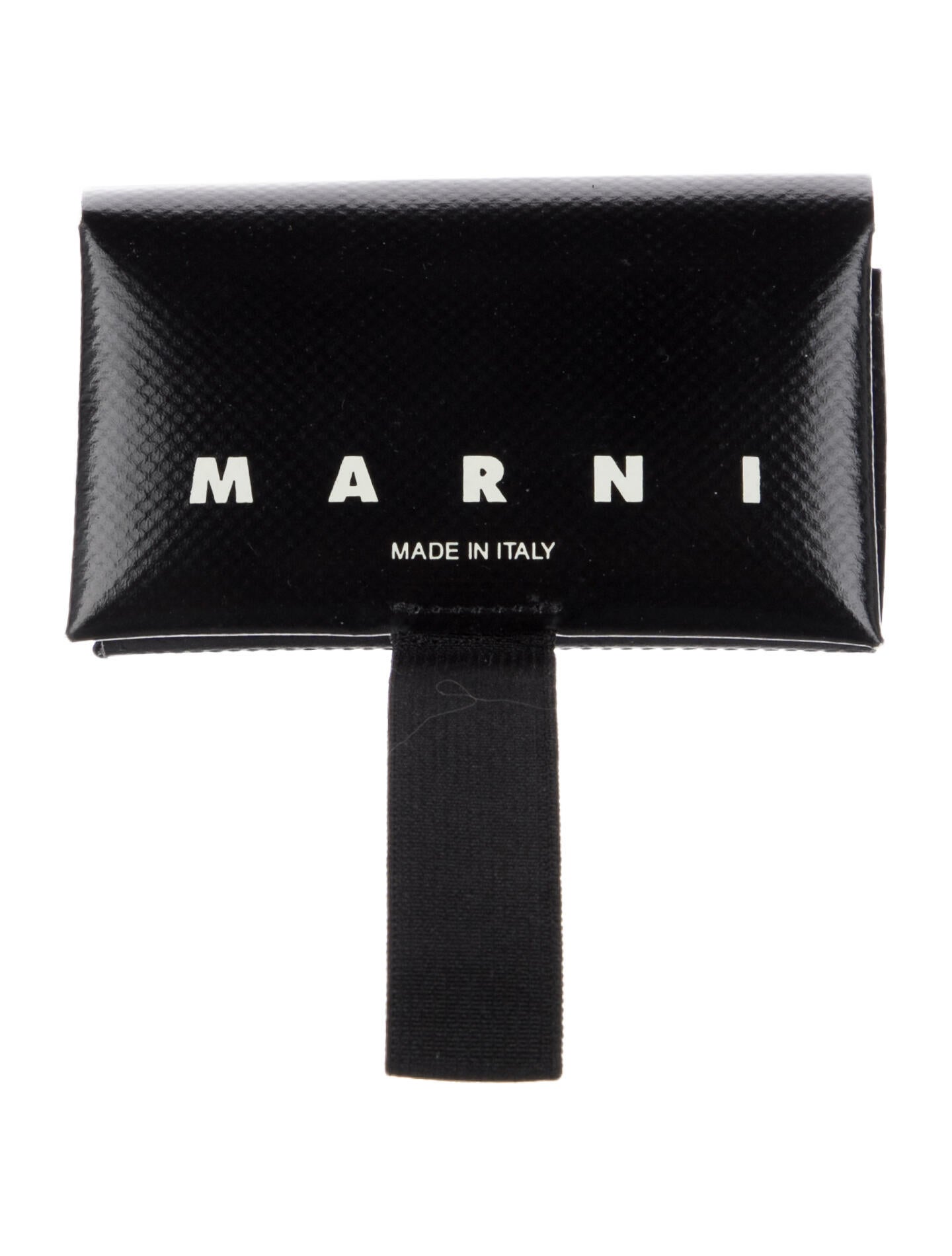 Marni Leather Graphic Print Trifold Wallet