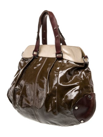 Marni Patent Leather Top Handle Bag