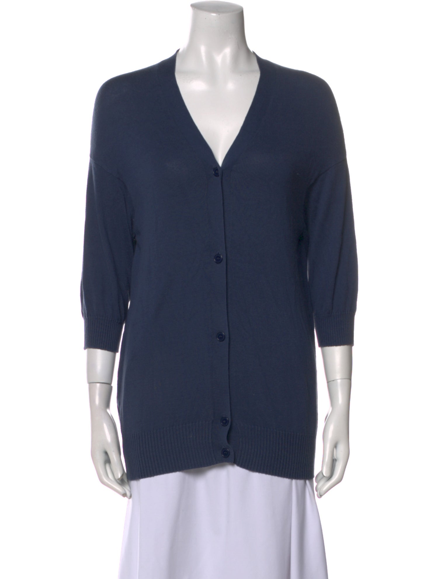 Marni V-Neck Three-Quarter Sleeve Tunic