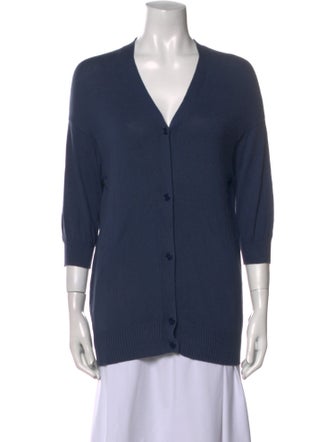 Marni V-Neck Three-Quarter Sleeve Tunic