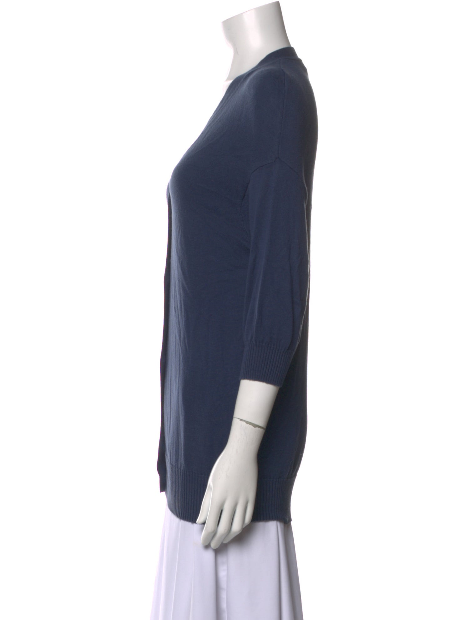 Marni V-Neck Three-Quarter Sleeve Tunic
