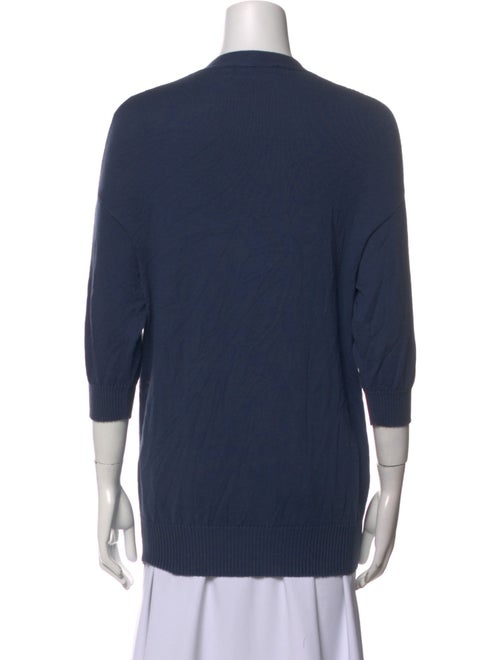 Marni V-Neck Three-Quarter Sleeve Tunic