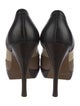 Marni Leather Colorblock Pattern Pumps