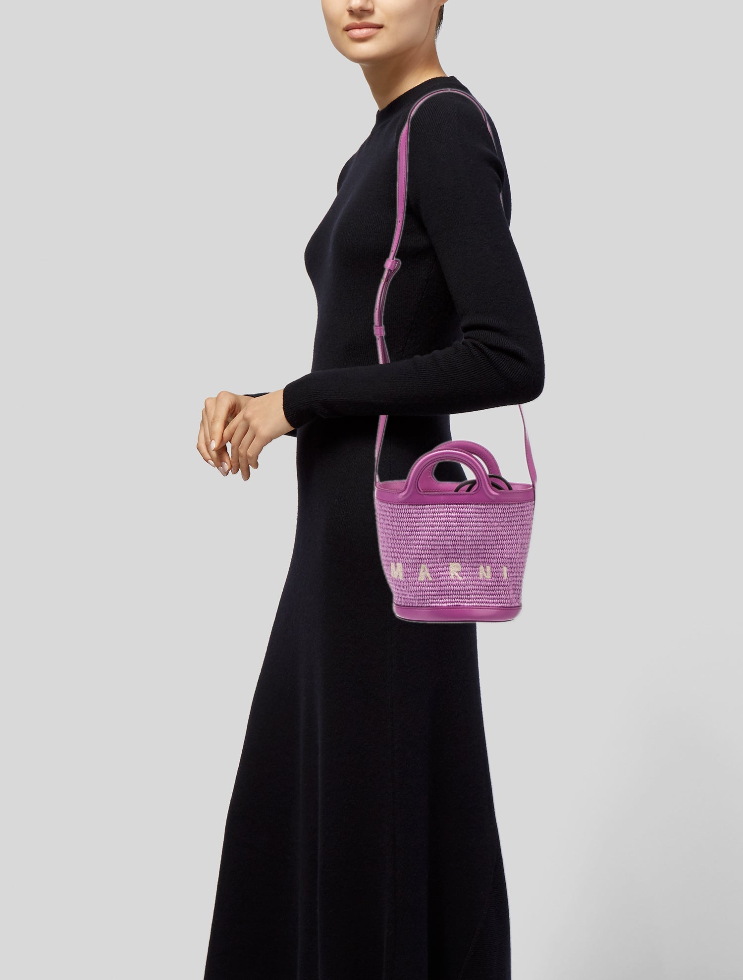 Marni Raffia Top Handle Bag