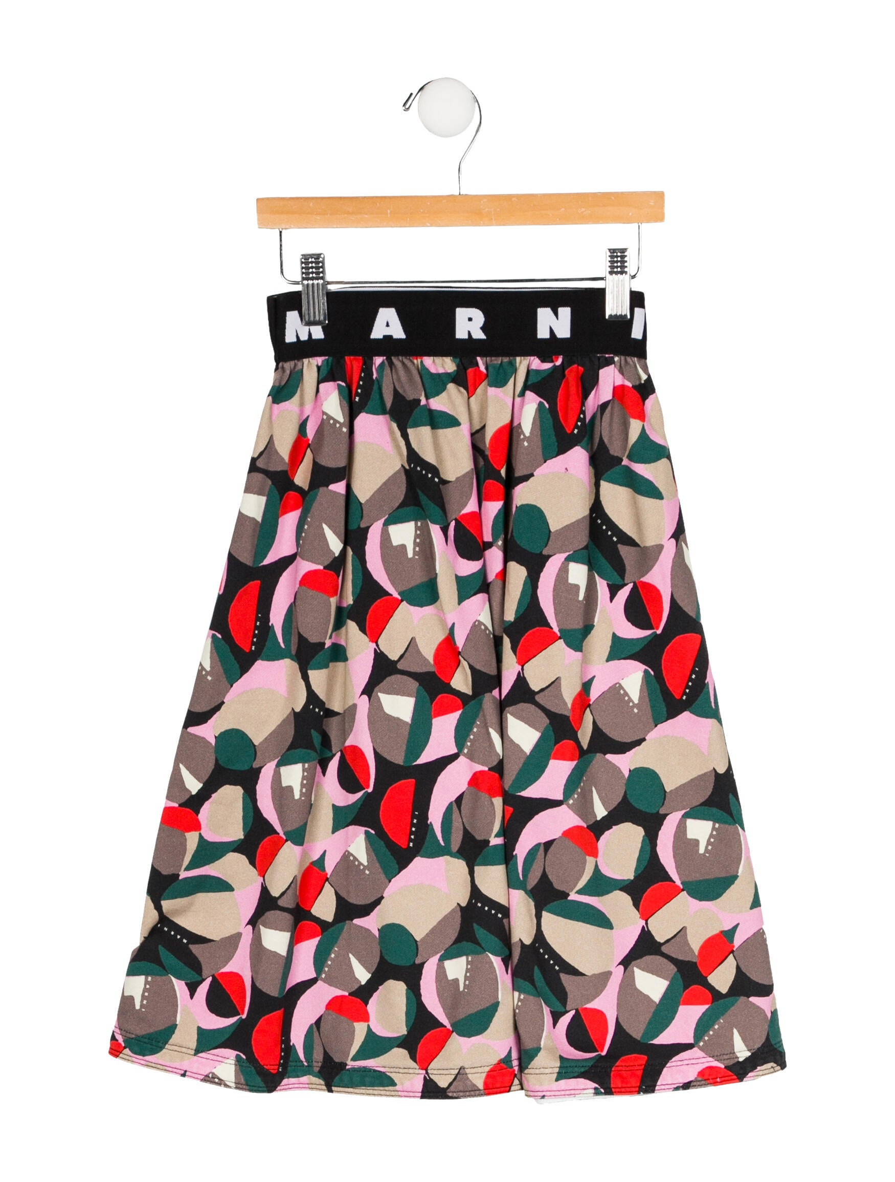 Marni Girls Pattern Print Skirt