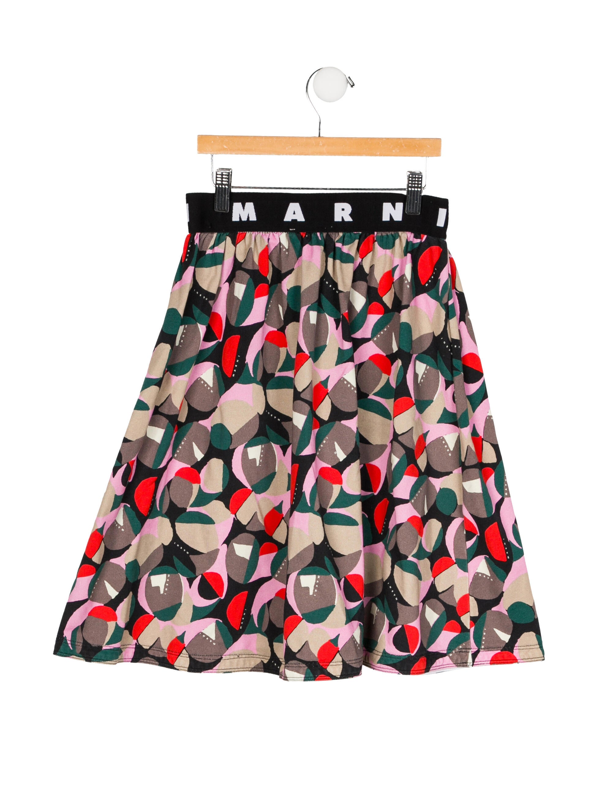 Marni Girls Pattern Print Skirt