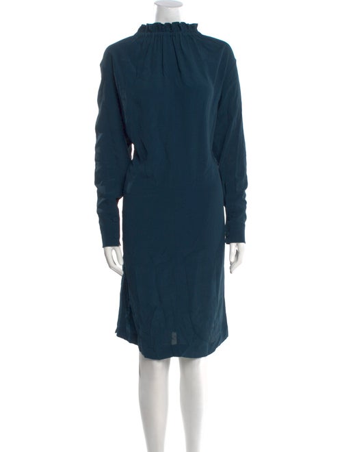 Marni Mock Neck Mini Dress