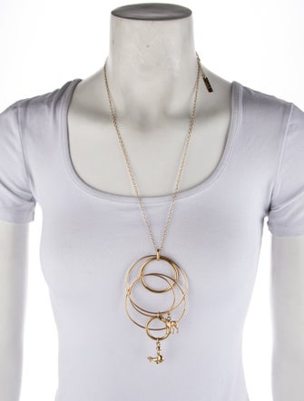 Marni Toy Charm Hoop Pendant Necklace