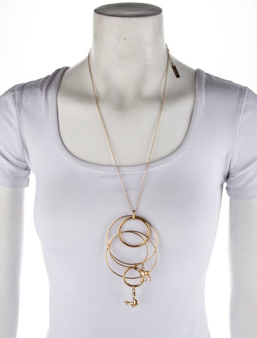 Marni Toy Charm Hoop Pendant Necklace