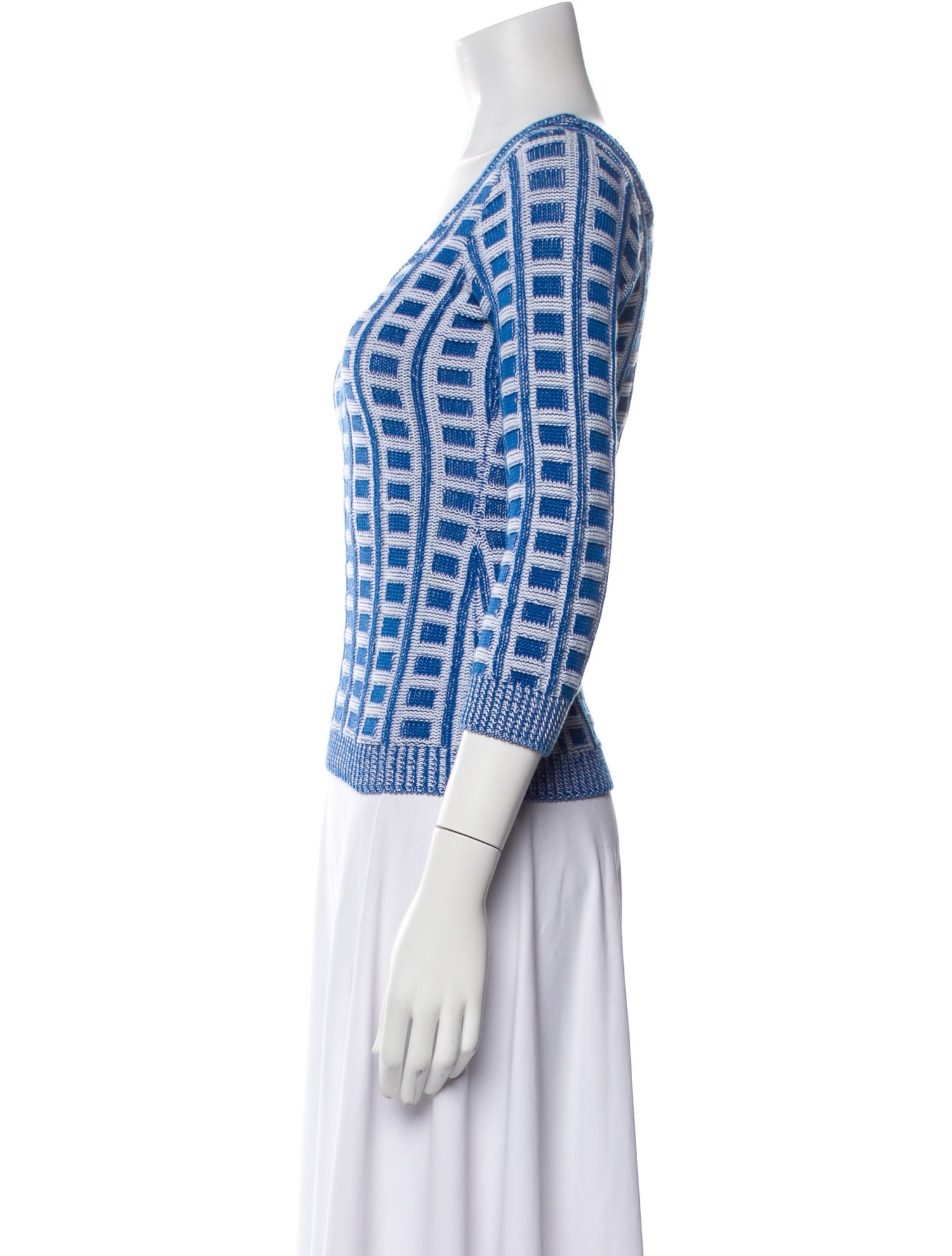 Marni Printed Scoop Neck Sweater