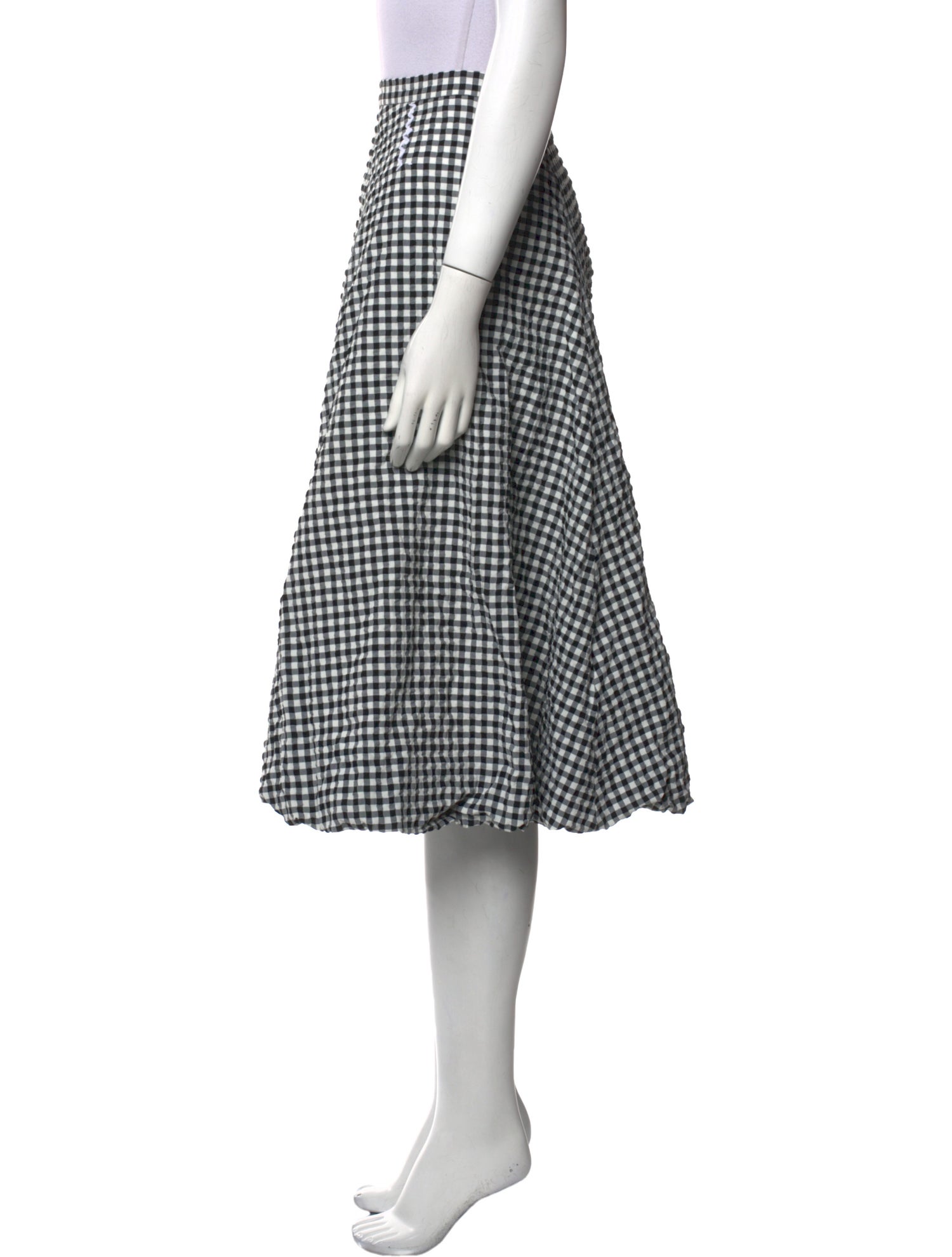 Marni Plaid Print Knee-Length Skirt w/ Tags