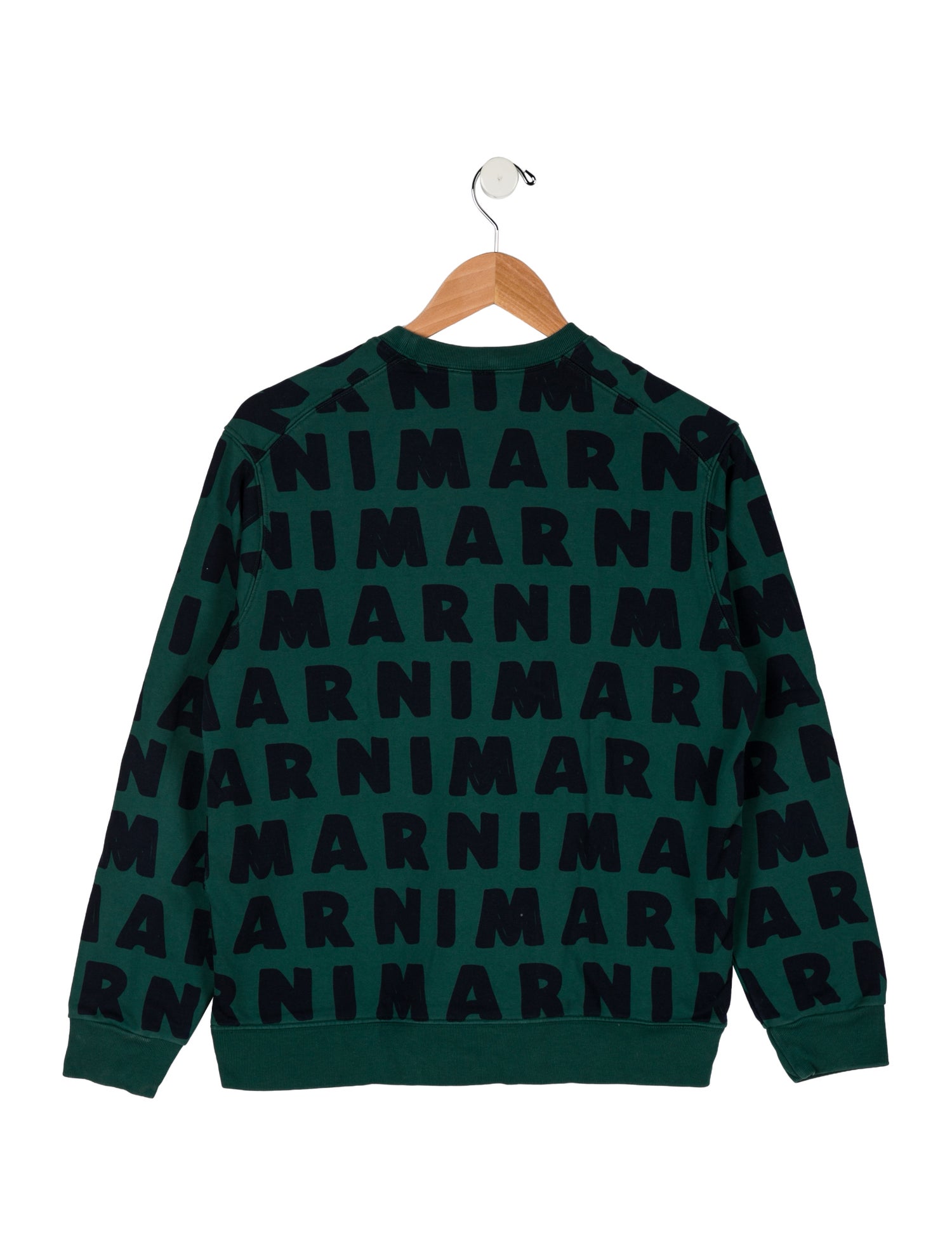 Marni Girls' Logo Print Crew Neck Sweatshirt