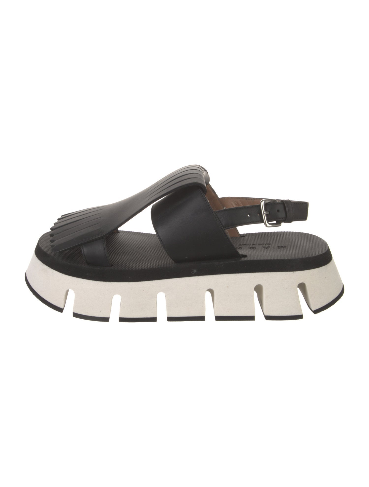 Marni Leather Slingback Sandals