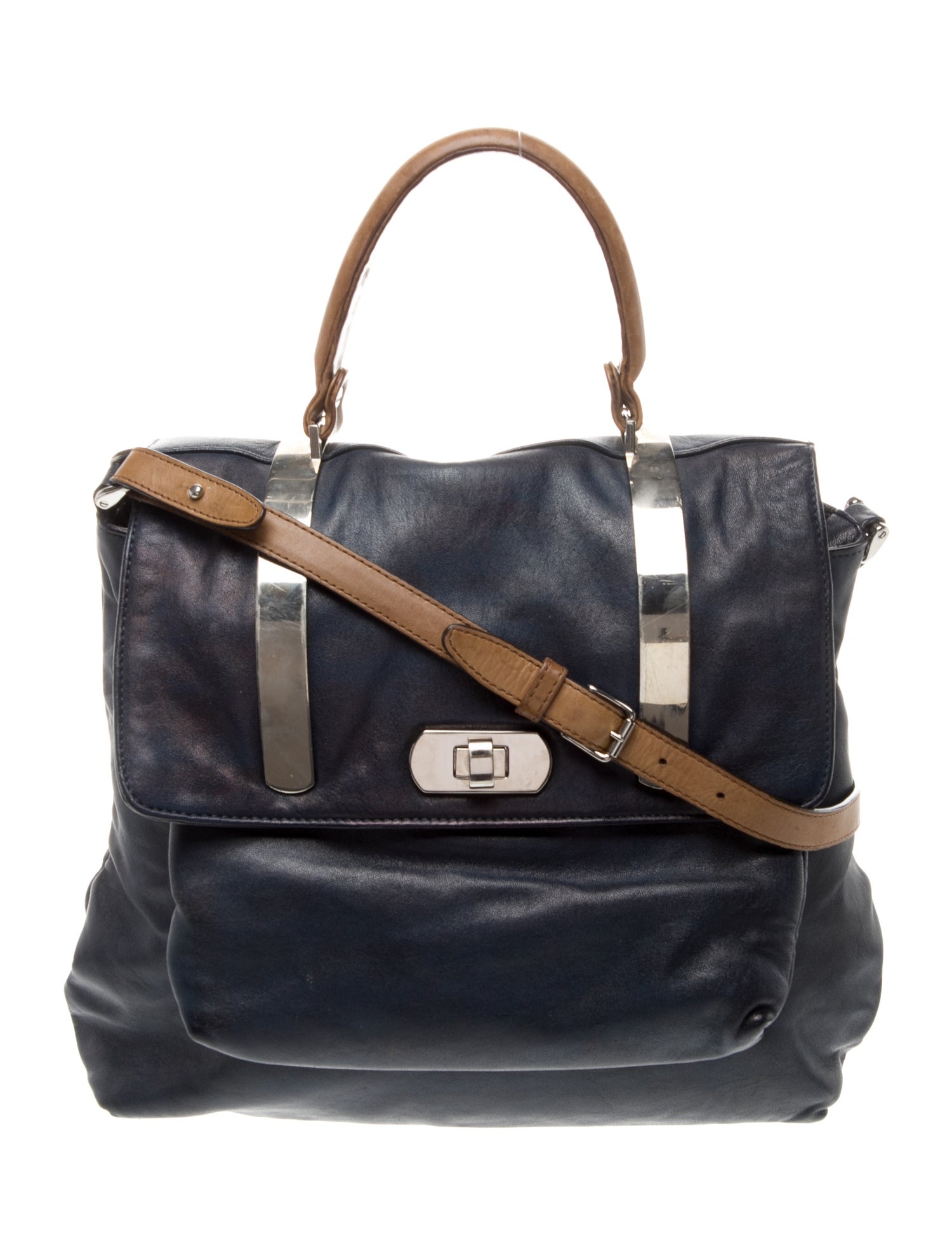 Marni Leather Top Handle Bag