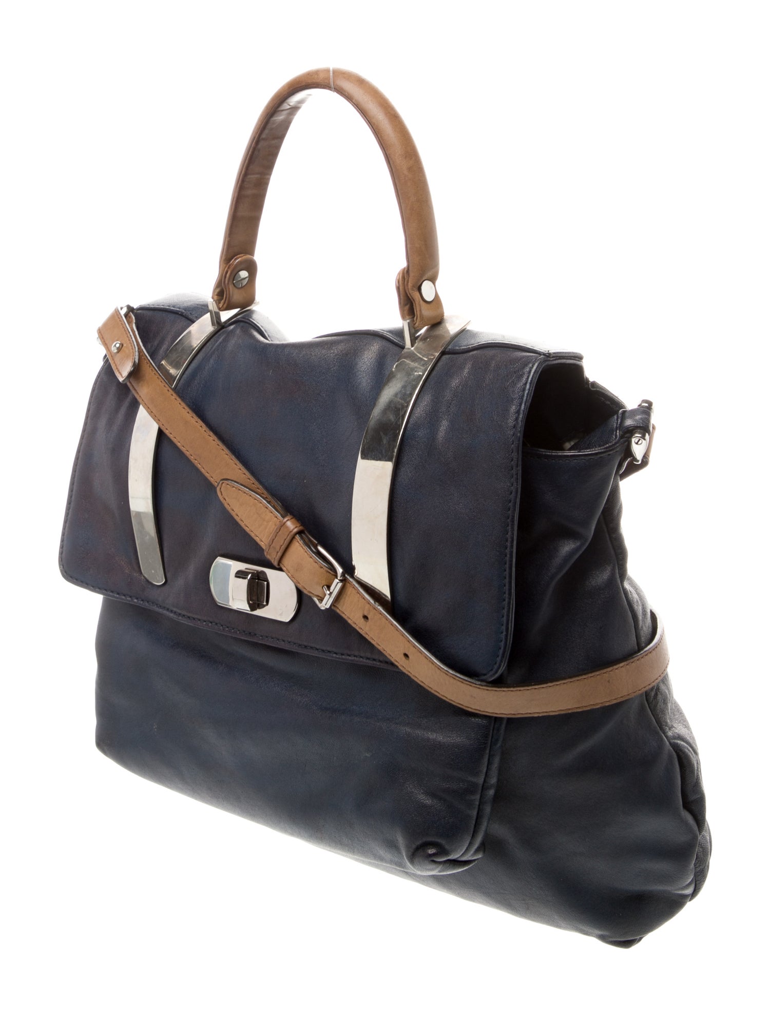 Marni Leather Top Handle Bag