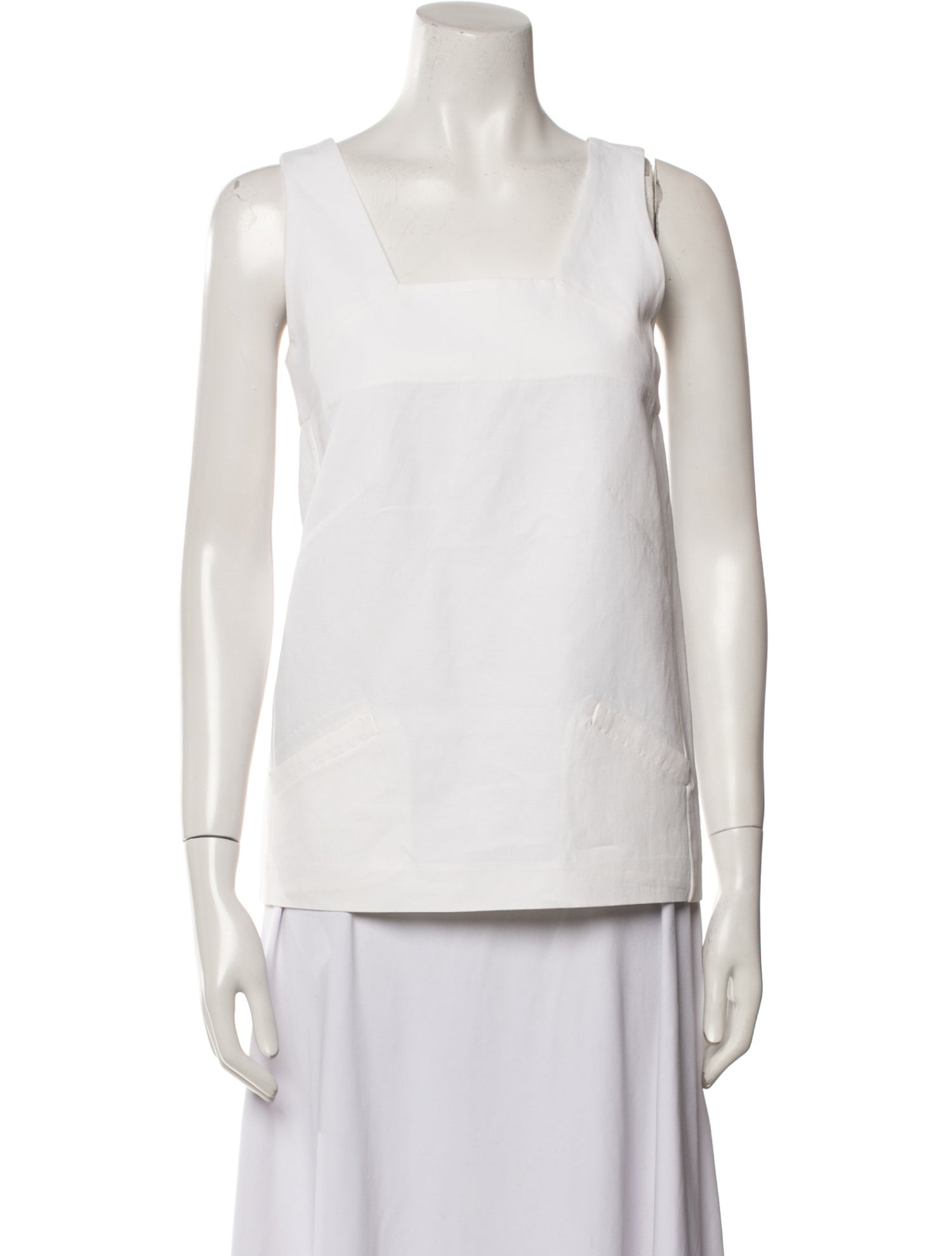 Marni Square Neckline Sleeveless Top