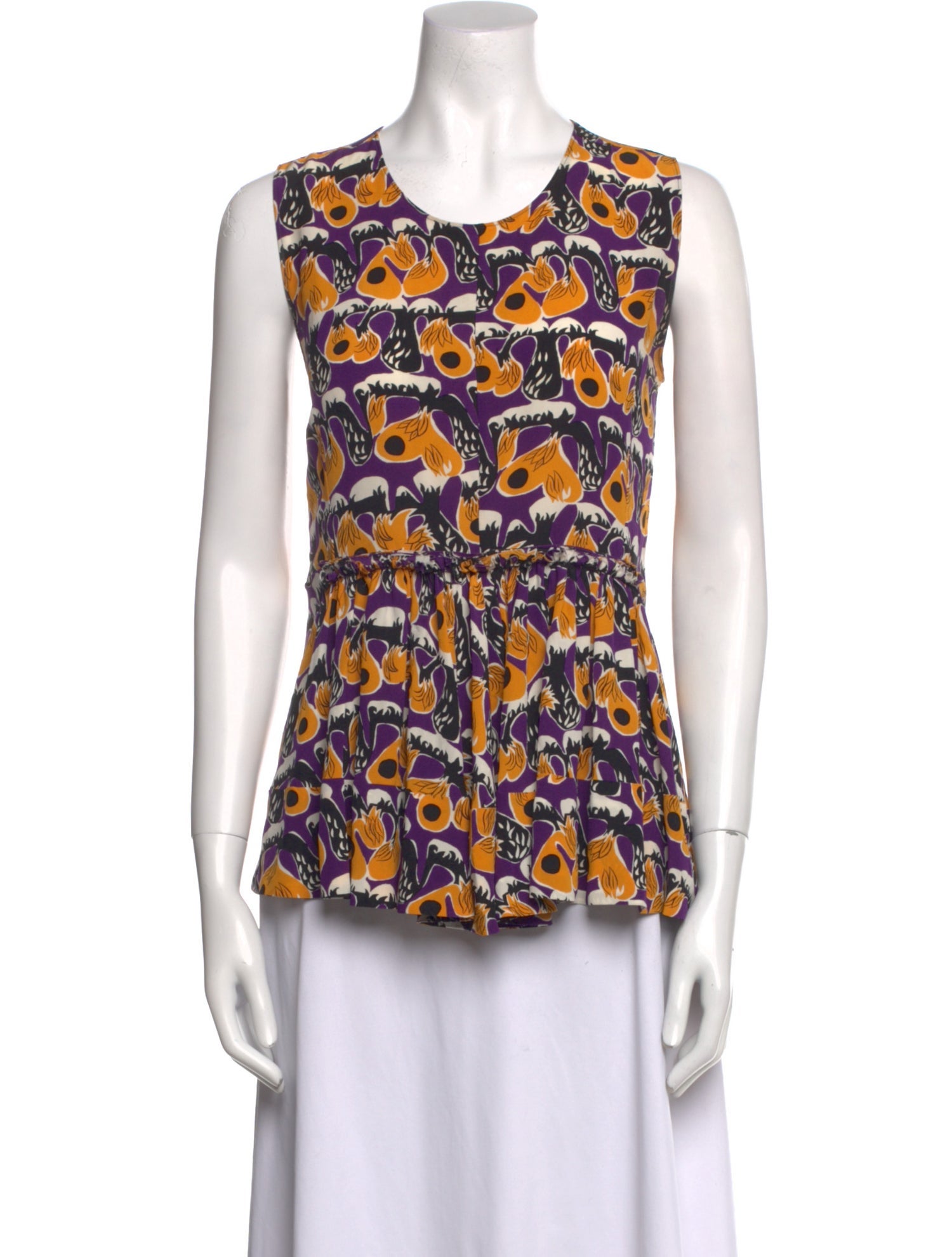 Marni Silk Printed Top