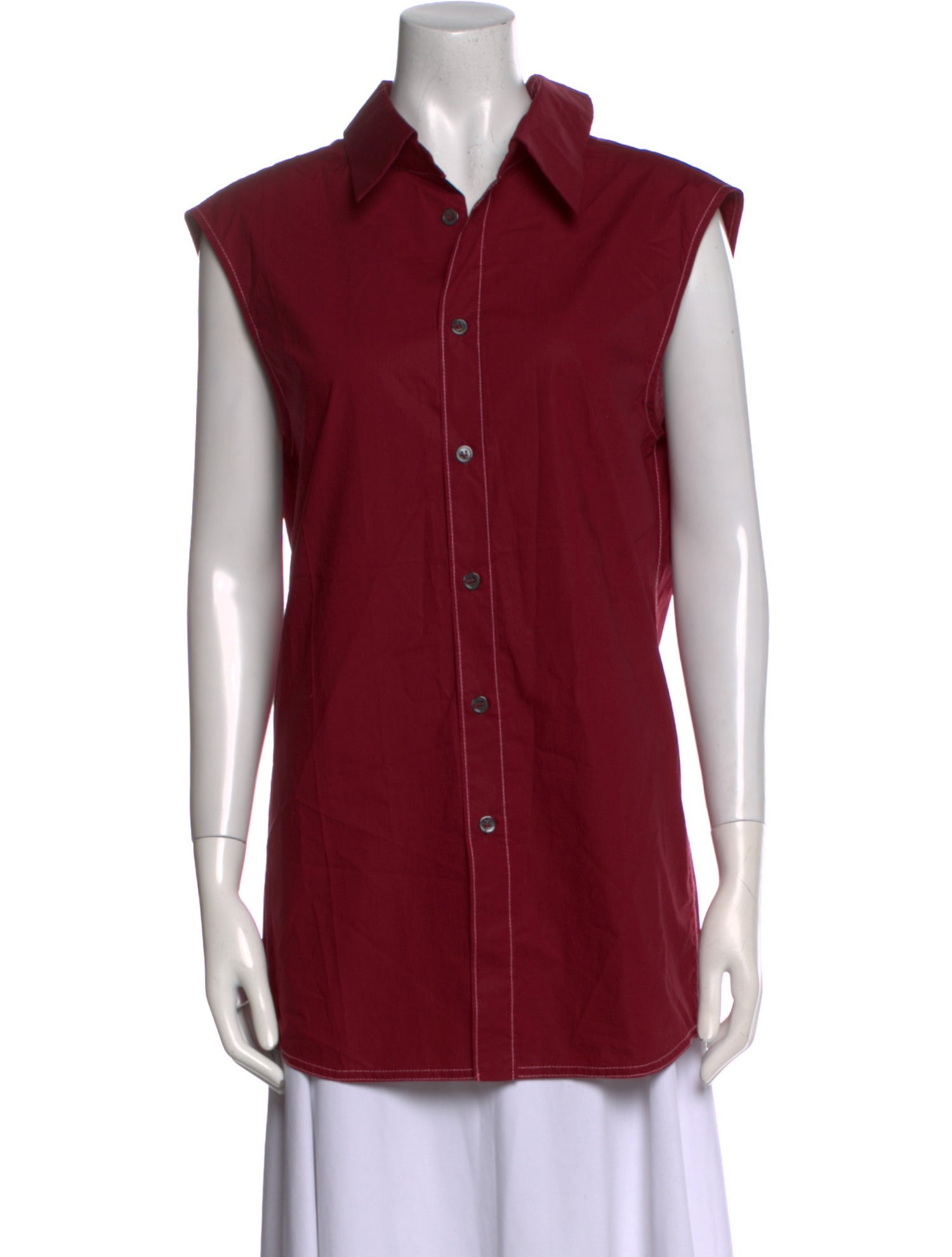 Marni Sleeveless Button-Up Top