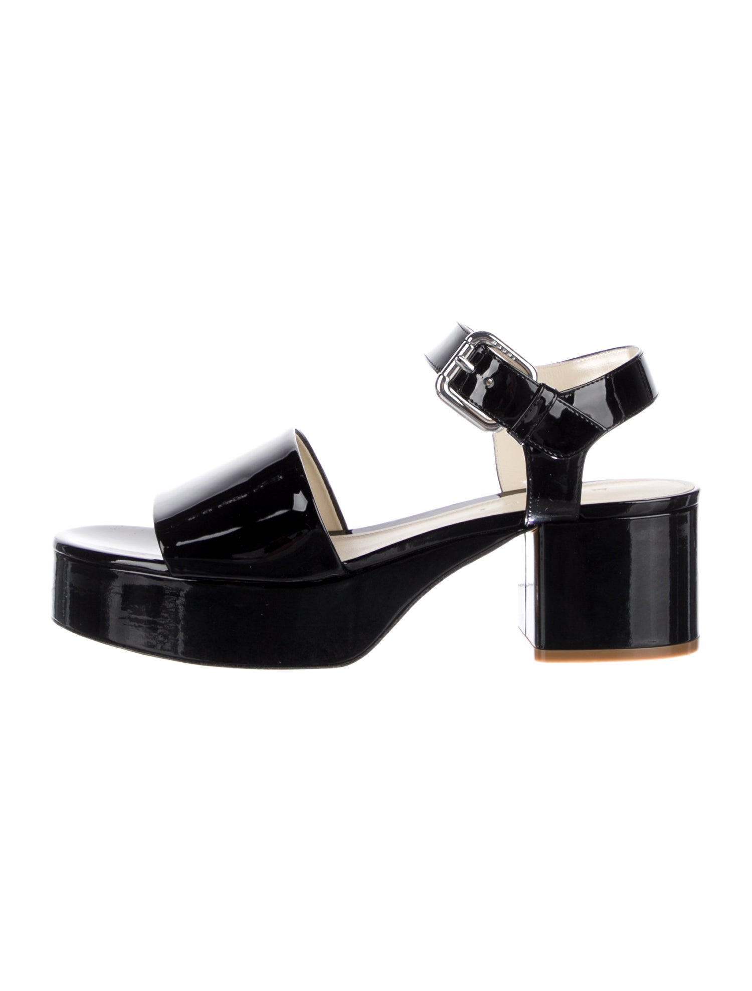 Marni Patent Leather Bow Accents Slingback Pumps