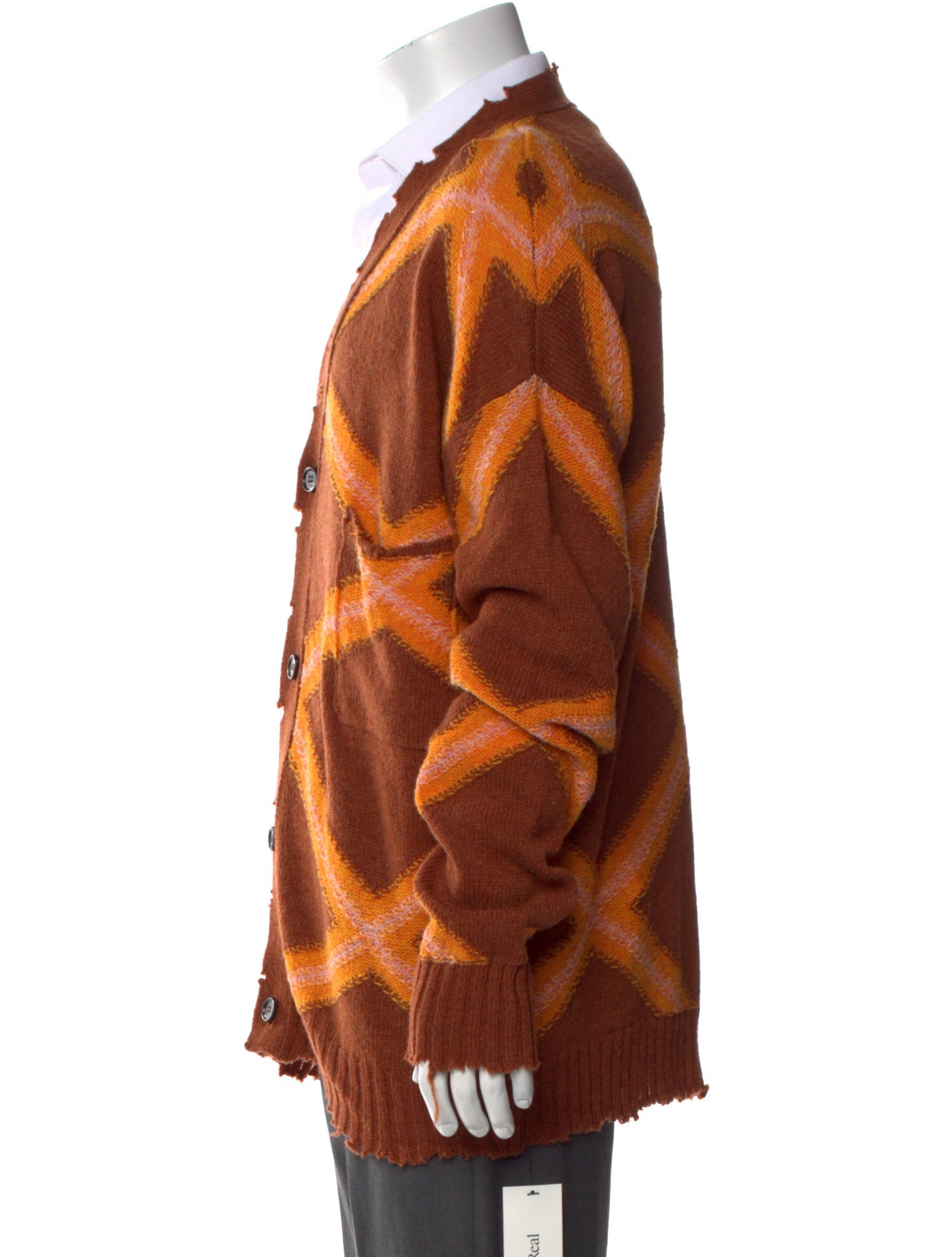 Marni Virgin Wool Striped Cardigan