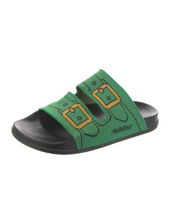 Marni Printed Cutout Accent Slides