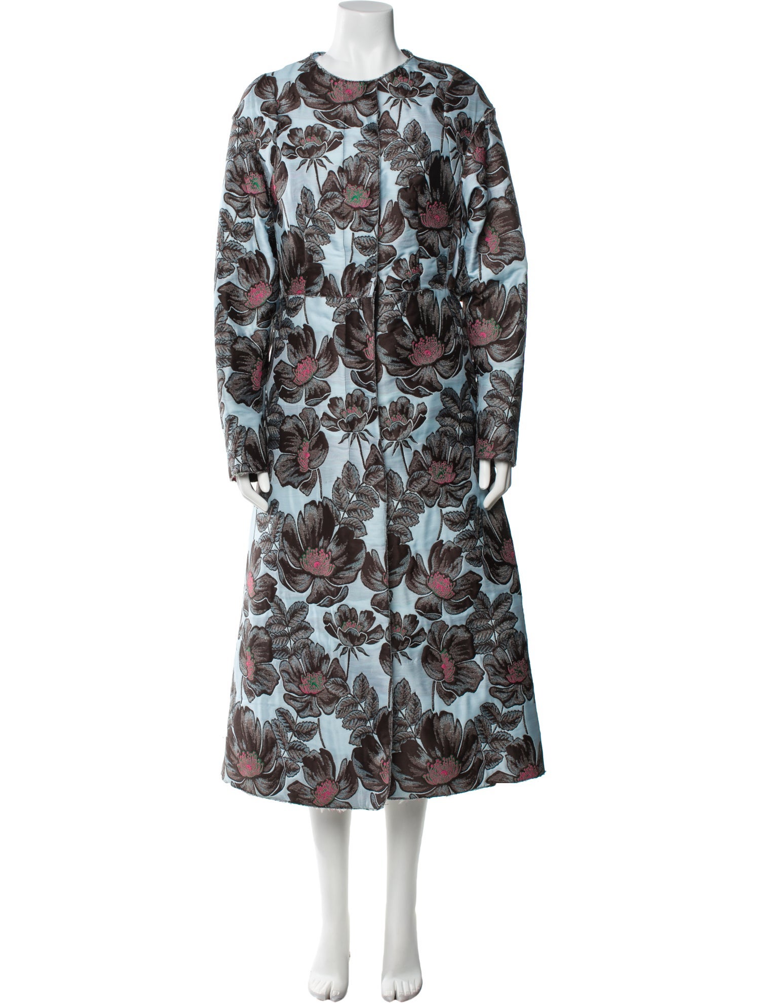 Marni Floral Print Trench Coat
