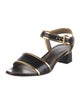 Marni Leather Colorblock Pattern Sandals