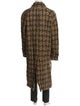 Marni Wool Tweed Pattern Coat