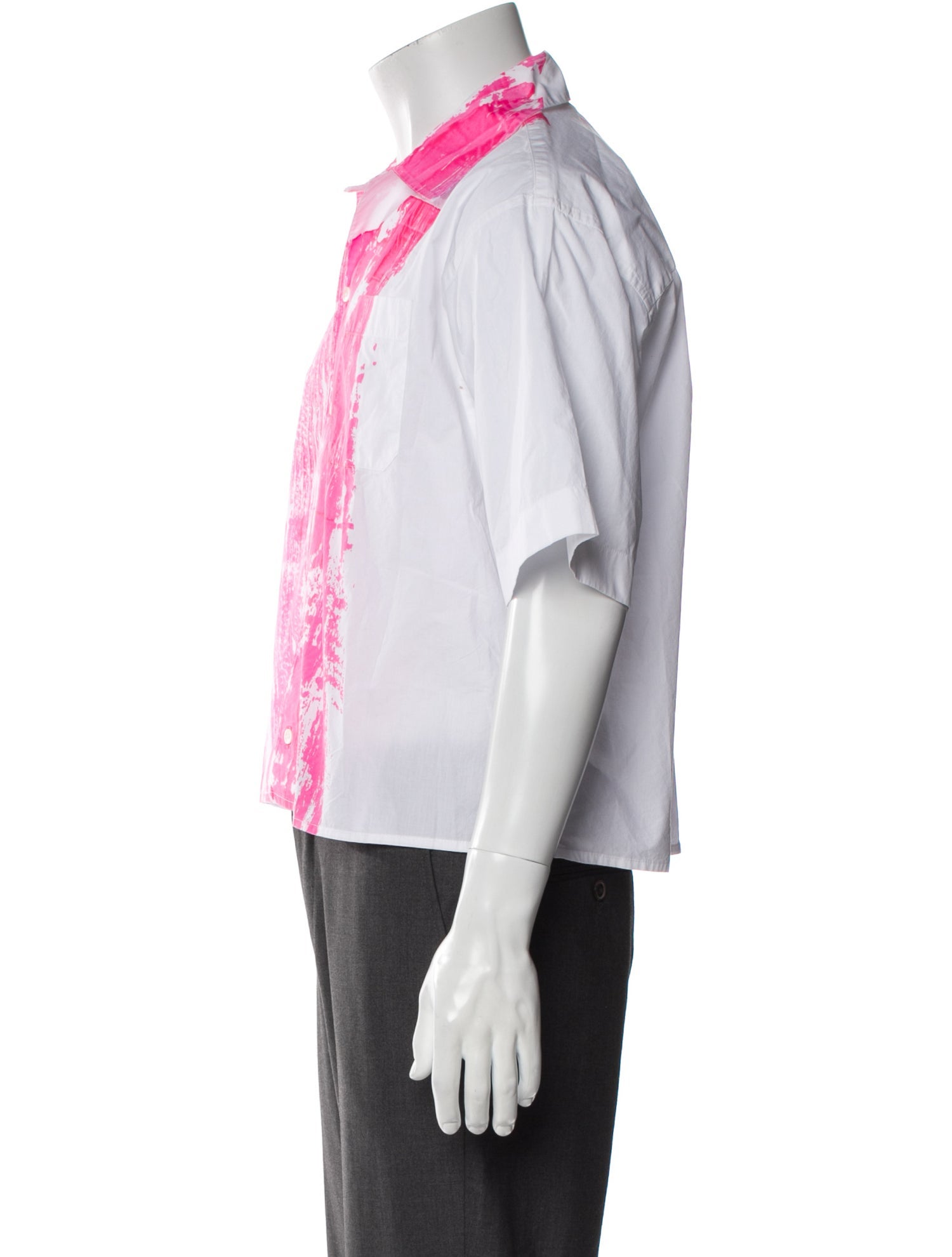 Marni Tie-Dye Print Short Sleeve Shirt