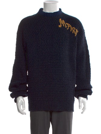 Marni Virgin Wool Graphic Print Pullover