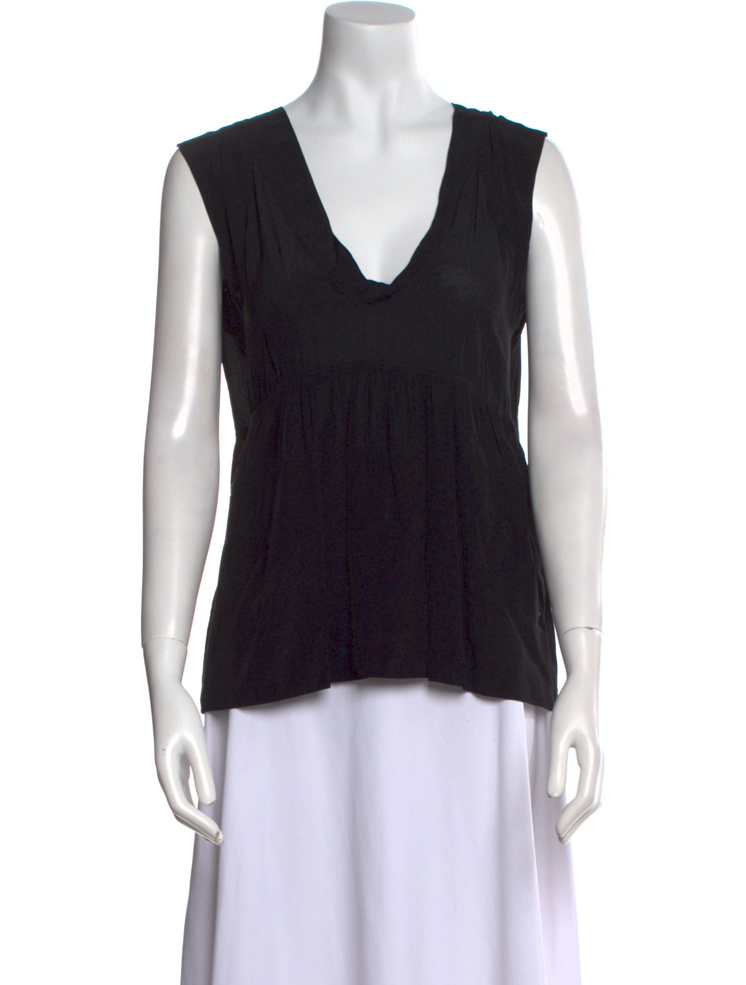 Marni V-Neck Sleeveless Top