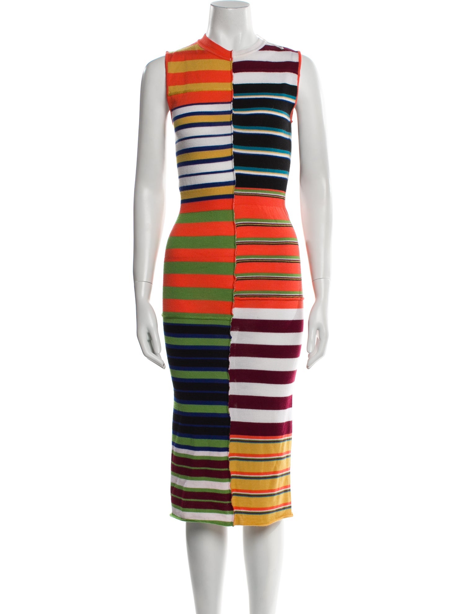 Marni Virgin Wool Midi Length Dress