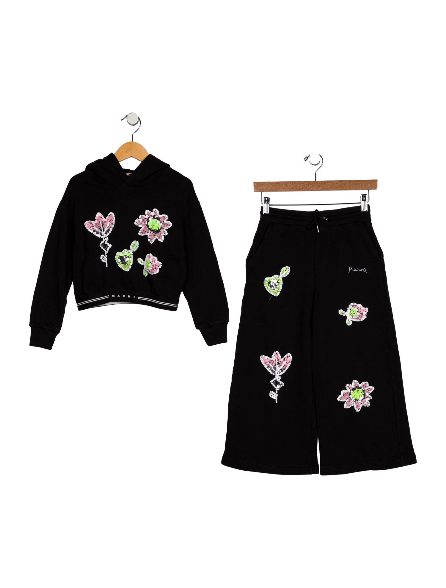 Marni Marni Girls' Cotton Sweatsuit Set