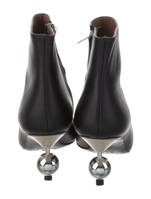 Marni Leather Ruffle Embellishment Boots