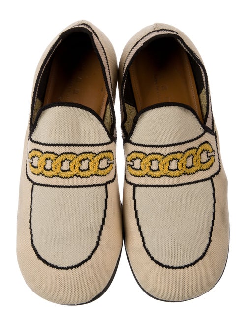 Marni Graphic Print Loafers