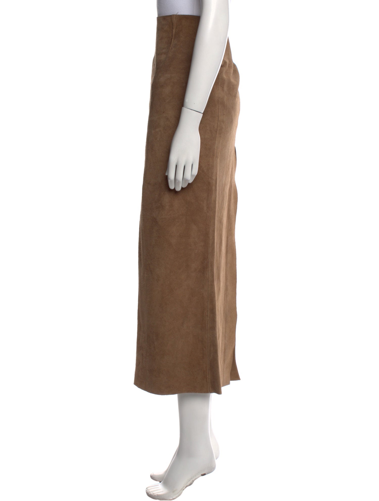 Marni Calf Leather Midi Length Skirt