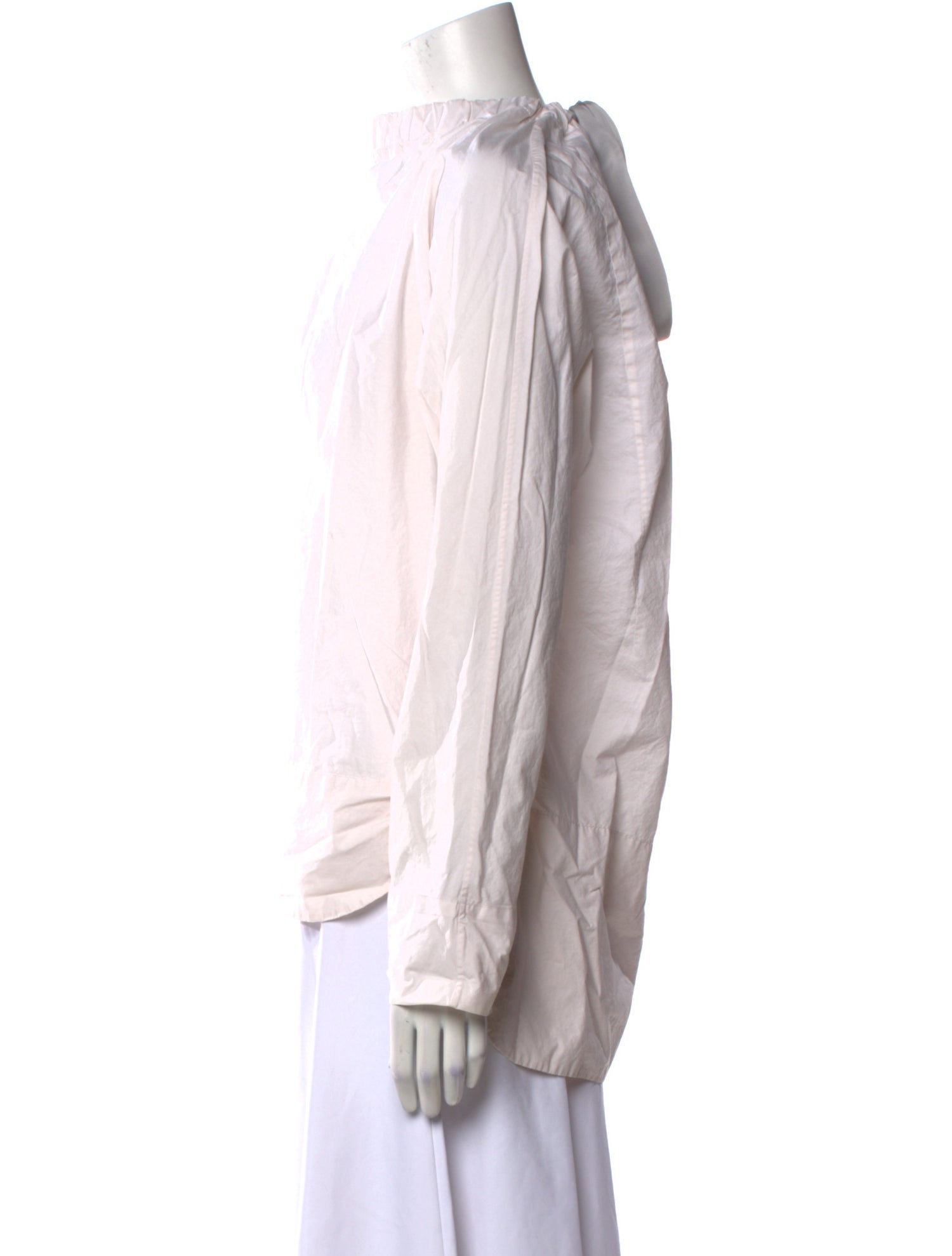 Marni Mock Neck Long Sleeve Blouse