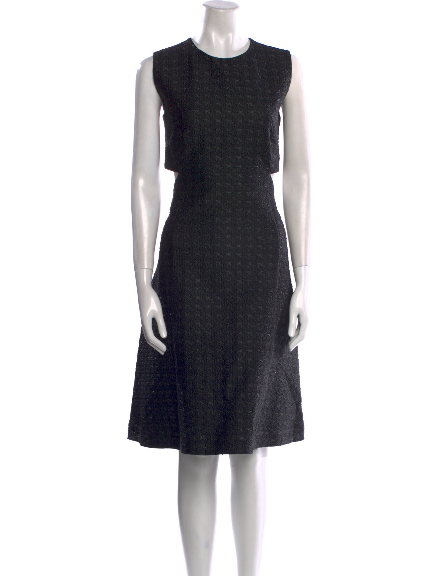 Marni Crew Neck Midi Length Dress